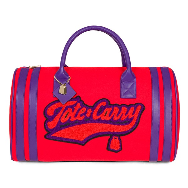 Red&Purple Varsity Duffle Reg