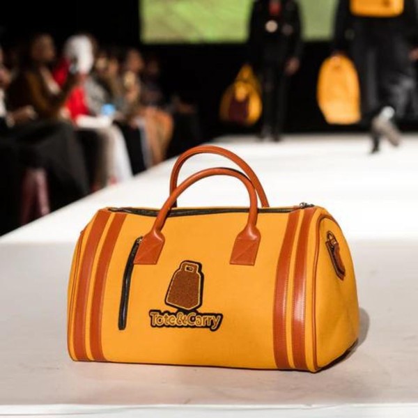 Mustard Varsity Duffle Reg