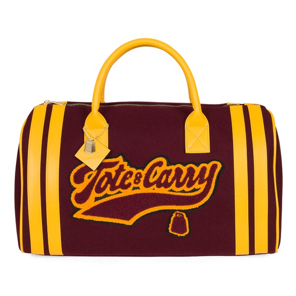 Burgundy Varsity Duffle Reg