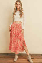 Fiesta Love Lane Diagonal Ruffled Midi Skirt