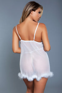 Farah Babydoll White