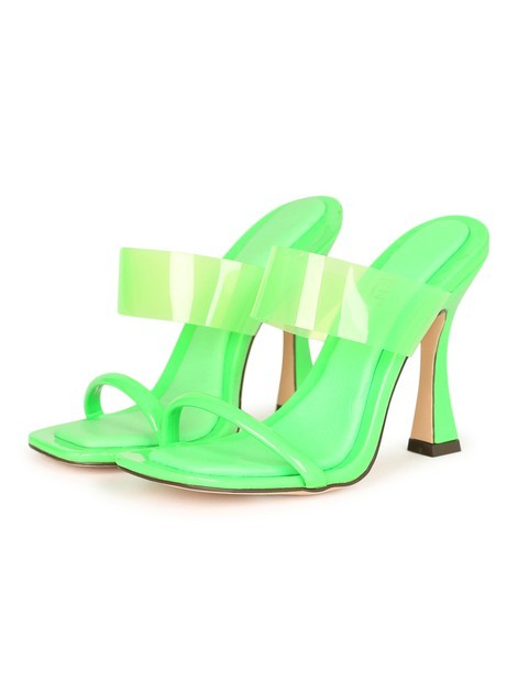 Green Summer Refreshing High Heel Sandals