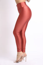 Marsala Zipper Leggings